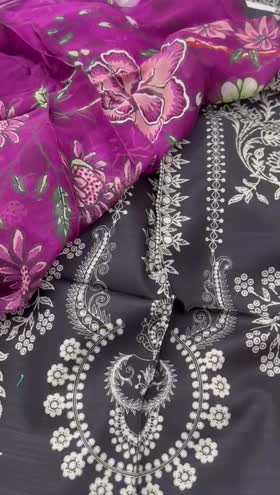 Rs 4650 Nureh signature prints viscose slub linen 3pc ( Sp 170 Rs 4650 Nureh signature prints viscose slub linen 3pc ( Sp 170
